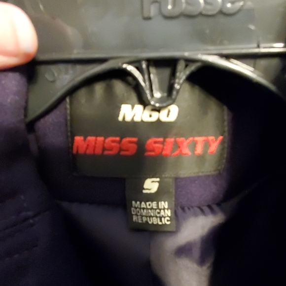 Miss Sixty Purple Pea Coat - Picture 3 of 4